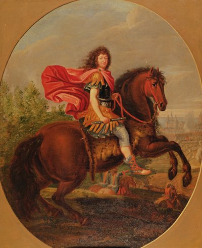 Portrait équestre de Louis XIV - Jean Baptiste Martin